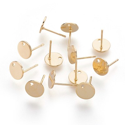 304 Stainless Steel Stud Earring Findings STAS-F188-02G-1