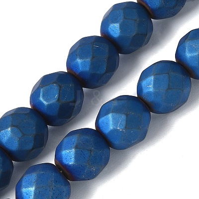 Electroplated Synthetic Non-magnetic Hematite Beads Strands G-S382-01A-1