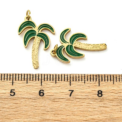 304 Stainless Steel Enamel Pendants STAS-E550-55G-1