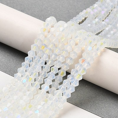 Imitation Jade Electroplate Glass Beads Strands LS-GLAA-F029-J4mm-D05-1