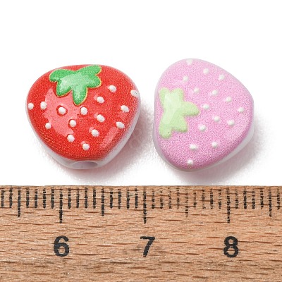 Printed Opaque Acrylic Beads AC-CBAC4EE-06-1