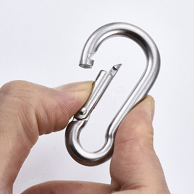 Tarnish Resistant 304 Stainless Steel Rock Climbing Carabiners X-STAS-N087-24B-01-1
