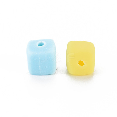 Handmade Polymer Clay Beads Strands CLAY-T020-09F-1