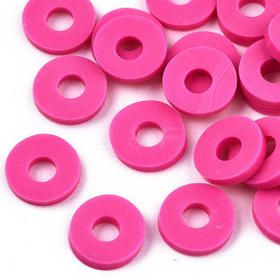 Handmade Polymer Clay Beads CLAY-Q251-6.0mm-60-1