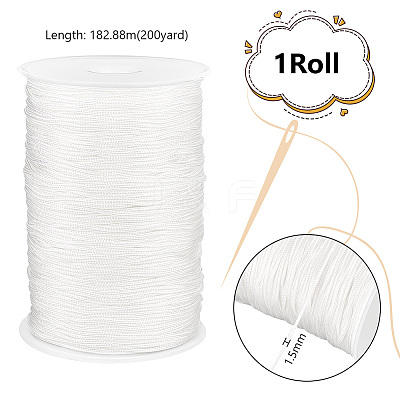 200 Yards Nylon Braided Threads NWIR-PH0002-23A-1