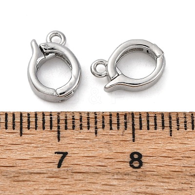 Brass Fold Over Clasps LS-KK-Z078-44P-1