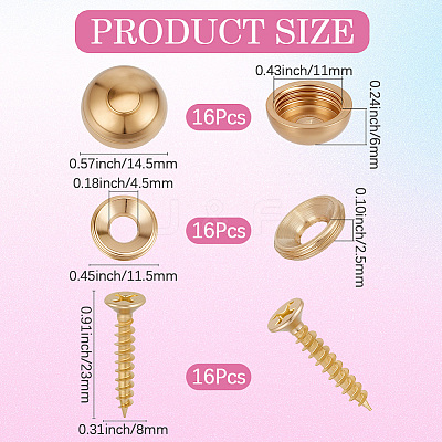 2 Bags Carbon Steel Screw FIND-GF0009-32A-1