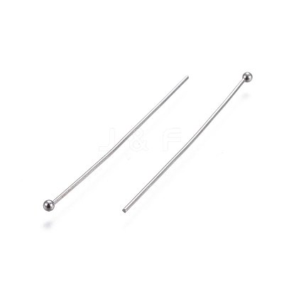 Tarnish Resistant 304 Stainless Steel Ball Head Pins STAS-L221-49P-1