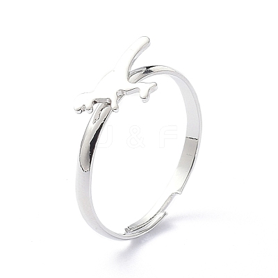 Alloy Adjustable Rings Set RJEW-D001-05P-1