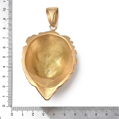 304 Stainless Steel Big Pendants STAS-F333-01G-1