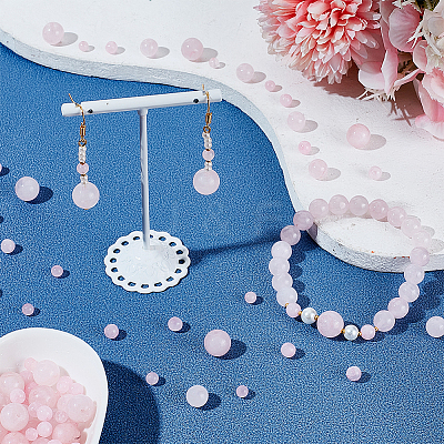 Natural Rose Quartz Beads Strands G-OC0001-02M-1