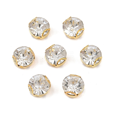 Flat Round Sew on Rhinestone Montee Beads STAS-B107-01E-01G-1