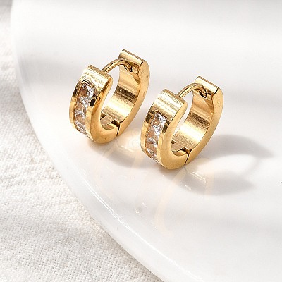 304 Stainless Steel Hoop Earrings EJEW-L302-02G-03-1