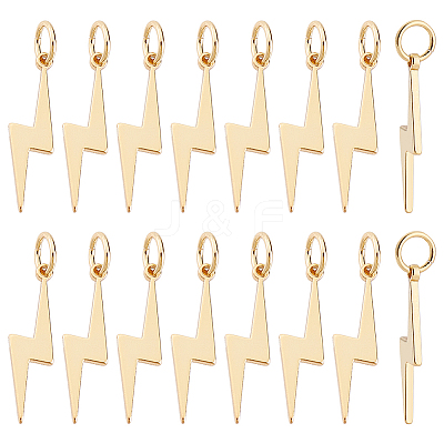 16Pcs Brass Pendants KK-HY0004-23-1