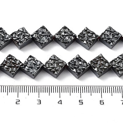 Synthetic Non-Magnetic Hematite Beads Strands G-H303-B15-1