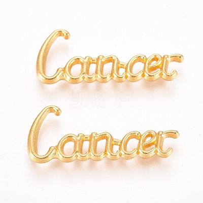 Golden Plated Alloy Cabochons PALLOY-WH0068-08G-1