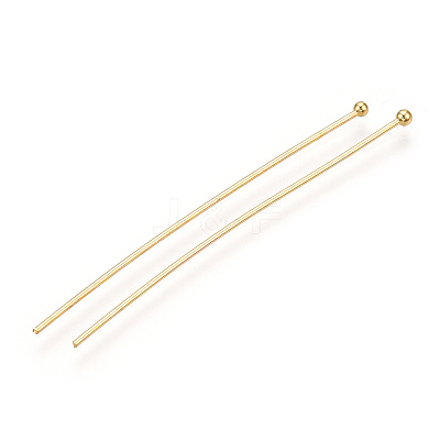 Brass Ball Head Pins KK-G331-10-0.8x50-1