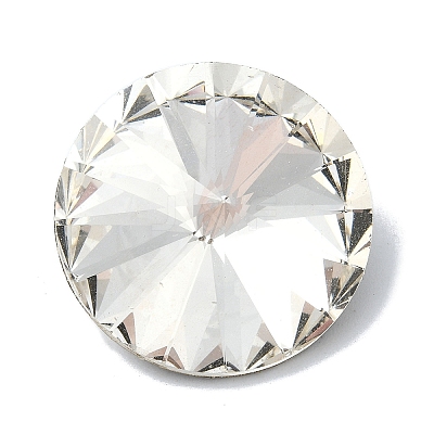 Faceted Glass Rhinestone Cabochons GGLA-C032-06-1