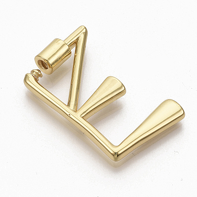 Brass Screw Carabiner Lock Charms KK-T046-001G-E-NF-1