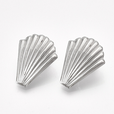 Non-Tarnish 304 Stainless Steel Stud Earring Findings STAS-T045-20P-1