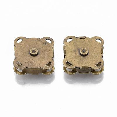 Iron Purse Snap Clasps IFIN-R203-68AB-1