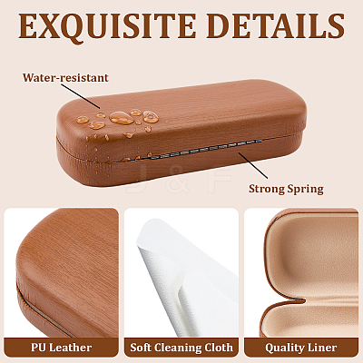 1Pc PVC Eyeglass Cases AJEW-CN0007-31A-1