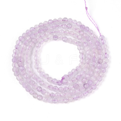 Natural Lavender Amethyst Beads Strands G-T143-03-1