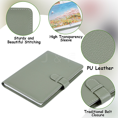 PU Leather Cover Interstitial Album Book AJEW-WH20054-285A-1