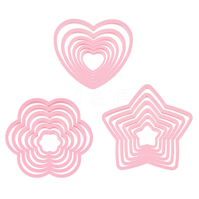 3 Sets 3 Style Plastic Mold DIY-FH0006-06-1