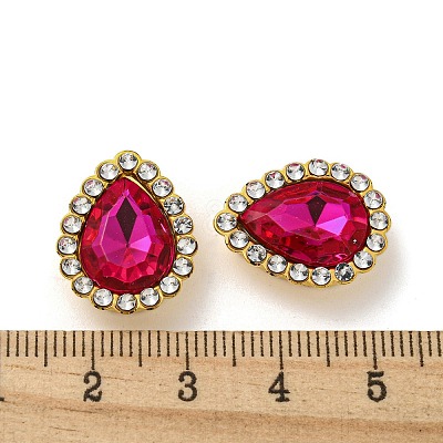 Acrylic Rhinetsone Cabochons FIND-C054-02G-04-1