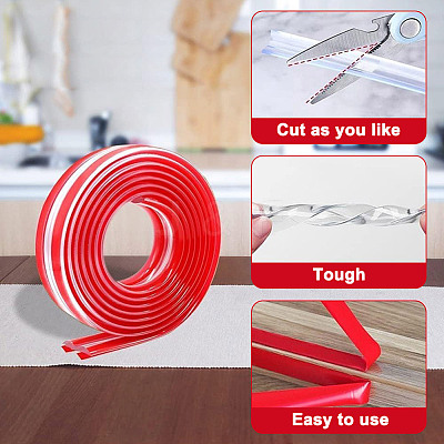 PVC Corner Protector Cnticollision AJEW-WH0541-18C-1