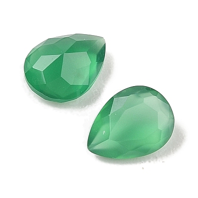 Natural Green Onyx Agate(Dyed & Heated) Cabochons G-C146-01H-1