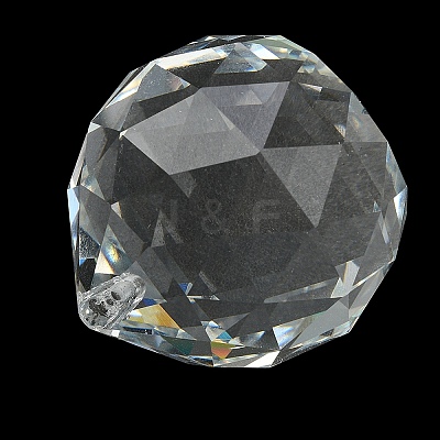 Transparent K9 Glass Pendants GLAA-YW0001-101-1