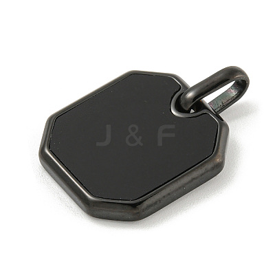 304 Stainless Steel Pendants STAS-F307-08EB-1