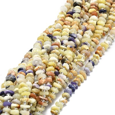 Natural Purple Opal Beads Strands G-E576-53-1
