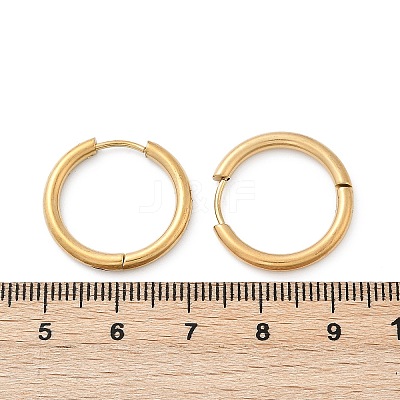 202 Stainless Steel Huggie Hoop Earrings EJEW-F111A-20mm-G01-1