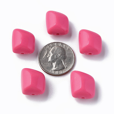 Opaque Acrylic Beads MACR-S373-15A-A10-1