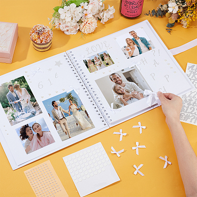 DIY Wedding Photo Album Guestbook Set DIY-TW0001-04B-1