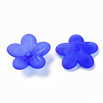 Frosted Acrylic Bead Caps MACR-S371-08A-751-1