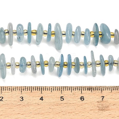 Natural Aquamarine Beads Strands GG-CBAE051-B01-01-1