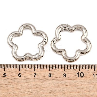 Zinc Alloy Spring Gate Rings AL-CBAC079-06P-01-1