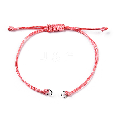 Korean Waxed Polyester Cord Braided Bracelets X1-MAK-T010-06P-1