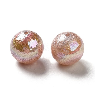 UV Plating Opaque Acrylic Beads X-OACR-L013-002D-1