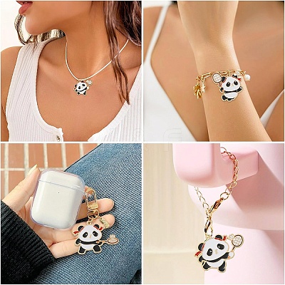 12Pcs 4 Styles Sports Alloy Enamel Pendants ENAM-YW0008-45-1