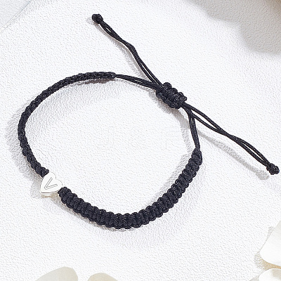 1Pc Adjustable Nylon Cord Braided Bracelets for Women Men BJEW-LP0001-34V-P-1