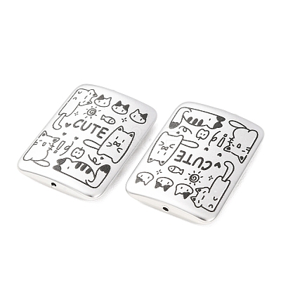 Plating Printed Acrylic Beads AC-CBA655C-06-1