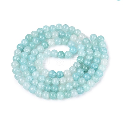Baking Paint Crackle Glass Beads Strands GLAA-Q106-03A-15-1