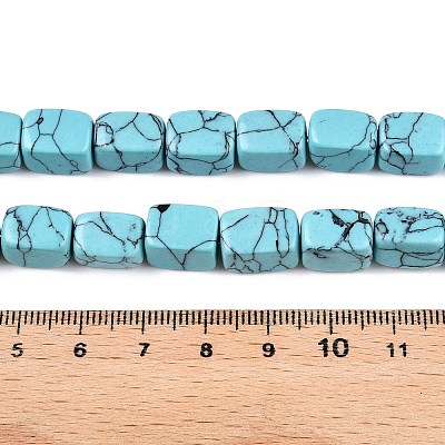 Synthetic Turquoise Dyed Beads Strands G-T138-99-1