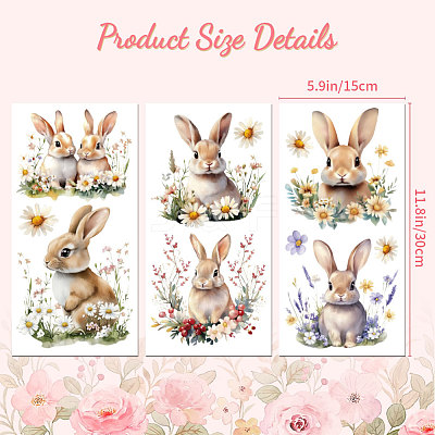 3 Sheets 3 Styles PVC Waterproof Decorative Stickers DIY-WH0404-619-1