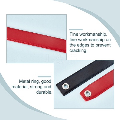 2Pcs 2 Colors PU Leather Bag Straps FIND-CA0003-88-1